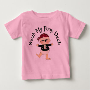 Camiseta De Bebé Swab My Poop Decks