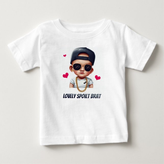 Camiseta De Bebé Swag King Junior (Anverso)
