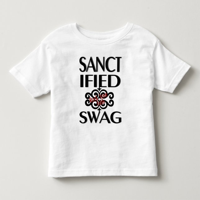 Camiseta De Bebé Swag santificado (Anverso)