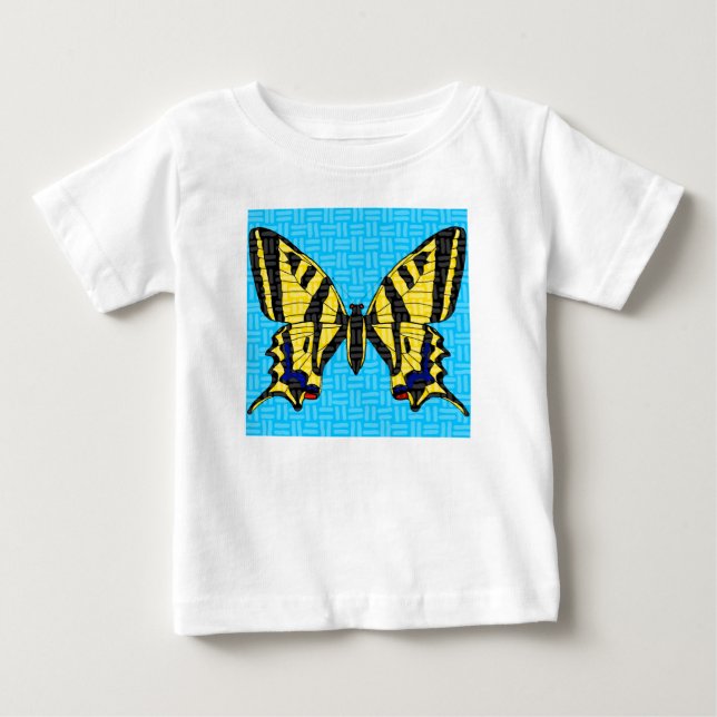 Camiseta De Bebé Swallowtail (blanco) - Baby T-Shirt (Anverso)