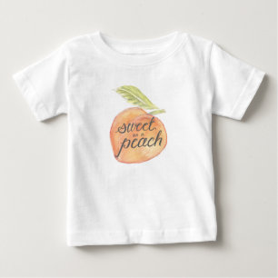 Camiseta De Bebé Sweet as a Peach Toddler Shirt