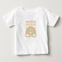 Camiseta De Bebé Sweet Baby Girl – Pastel Rainbow Charm 