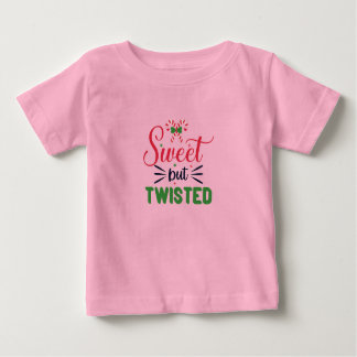 Camiseta De Bebé Sweet But Twisted Holiday T-Shirt | Festive Candy