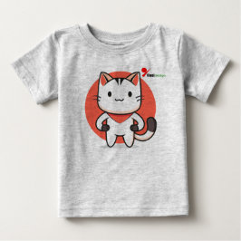 Camiseta de bebé Sweet Cat Baby – Diseño adorable 