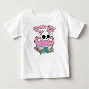 Camiseta De Bebé Sweet Chica Skull