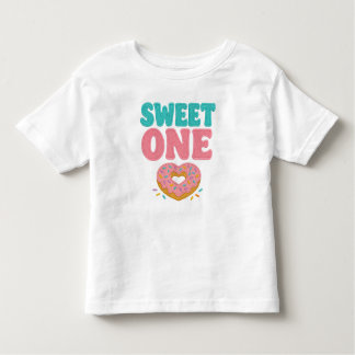 Camiseta De Bebé Sweet One Faux Embroidery