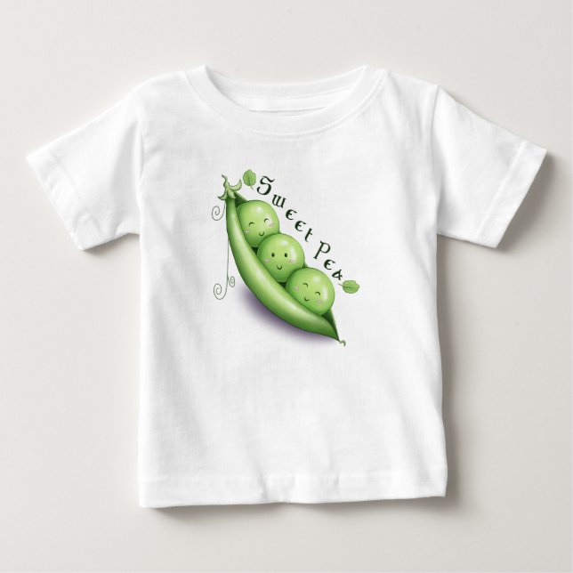 Camiseta De Bebé Sweet Pea Ruffle Tee (Anverso)