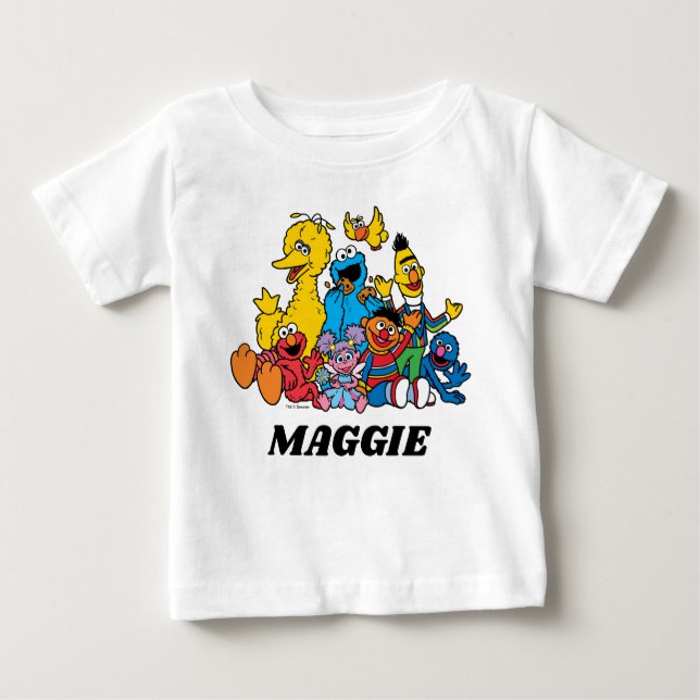 Camiseta De Bebé Sweet Sesame Street Pals (Anverso)