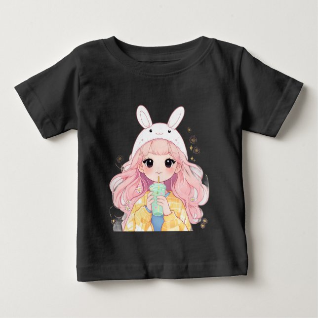 Camiseta De Bebé Sweet Sipper Anime Style Tee Kids Apparel toddler (Anverso)