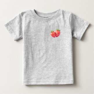 Camiseta De Bebé Sweet Strawberry Duo