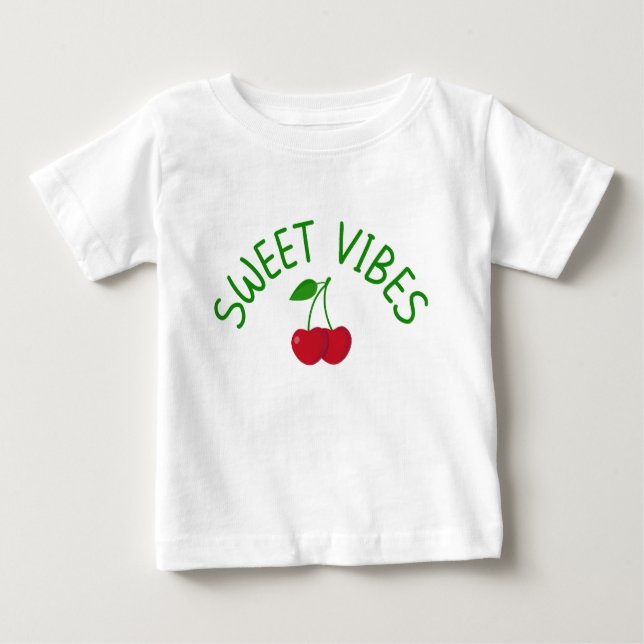 Camiseta De Bebé Sweet Vibes (Anverso)