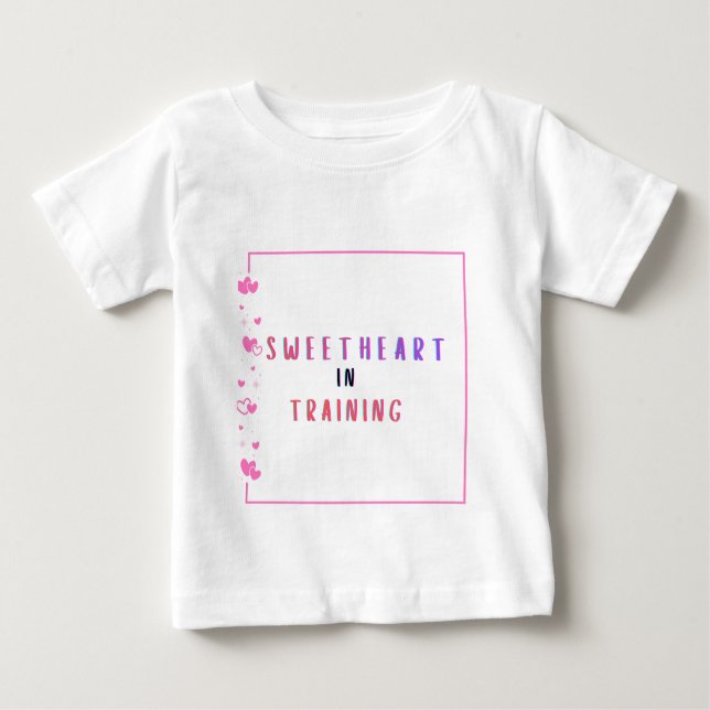 Camiseta De Bebé Sweetheart in Training (Anverso)