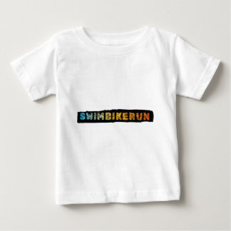 Camiseta De Bebé Swim Bike Run, Triathlon cool design