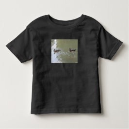 Camiseta De Bebé Swimming Ducks