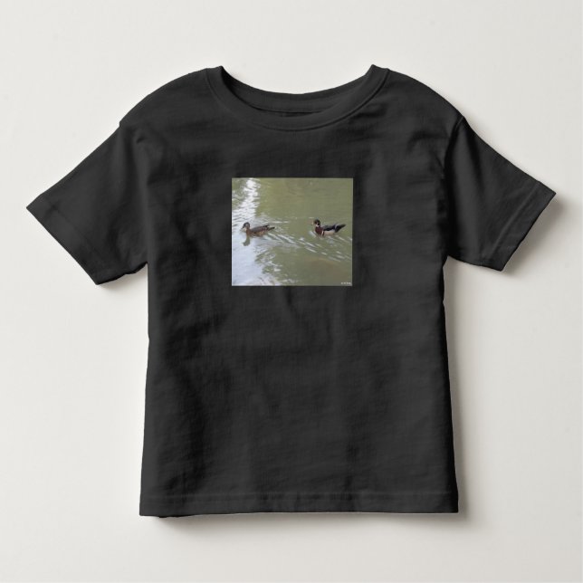 Camiseta De Bebé Swimming Ducks (Anverso)