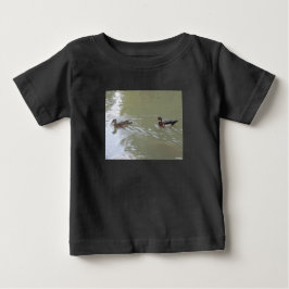 Camiseta De Bebé Swimming Ducks