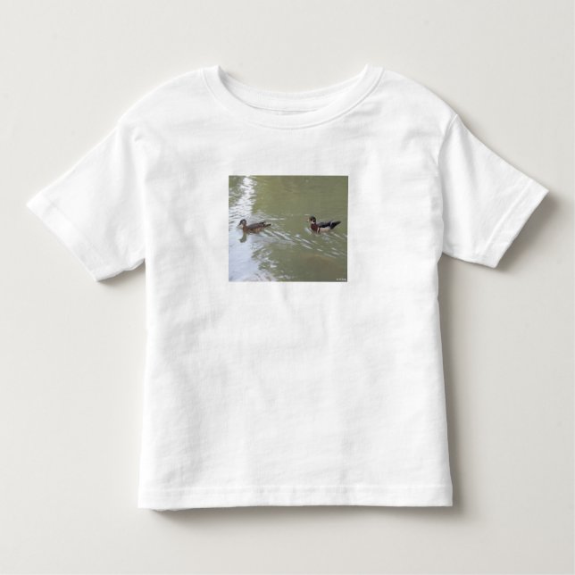 Camiseta De Bebé Swimming Ducks (Anverso)