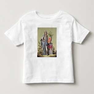 Camiseta De Bebé Sybil de Cumae, no. 16 de "Roma antigua", engrav