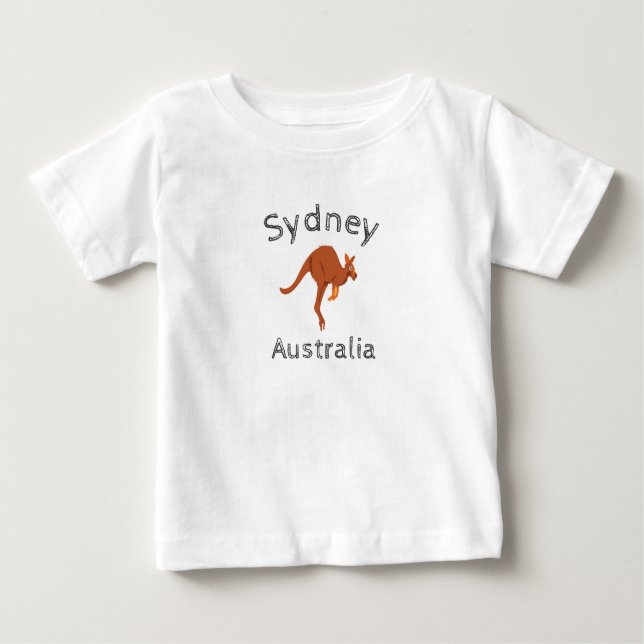 Camiseta De Bebé Sydney Australia Kangaroo, 4 (Anverso)