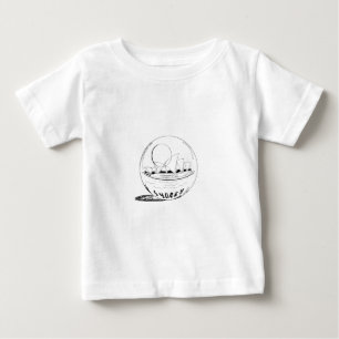 Camiseta De Bebé Sydney en un globo de vidrio