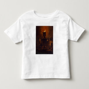 Camiseta De Bebé T30554A el molino de viento ardiente, 1662 (el
