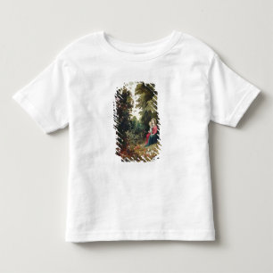 Camiseta De Bebé T32789 Madonna y el niño en un paisaje (el panel