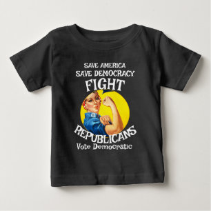 CAMISETA DE BEBÉ T GOBIERNO FISA ATF TSA FEMA HUD IRS DHS LF GSW CO