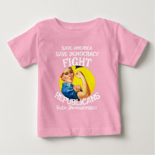 CAMISETA DE BEBÉ T GOBIERNO FISA ATF TSA FEMA HUD IRS DHS LF GSW CO
