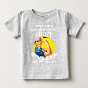 CAMISETA DE BEBÉ T GOBIERNO FISA ATF TSA FEMA HUD IRS DHS LF GSW CO