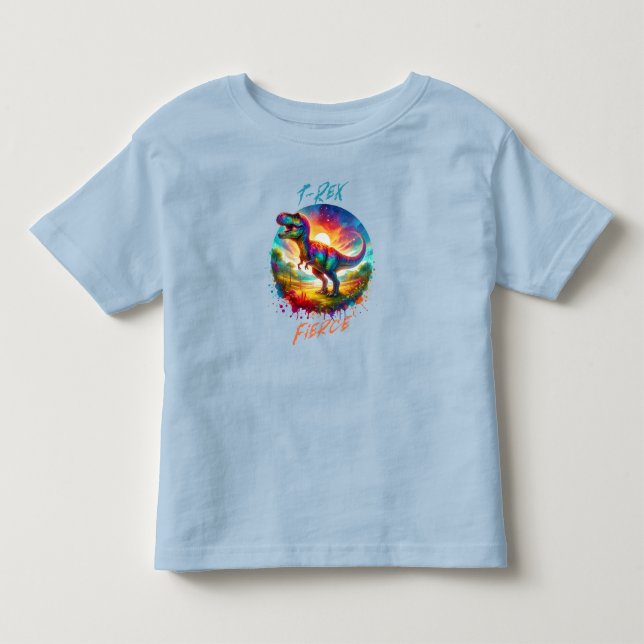 Camiseta De Bebé T-Rex Feroz (Anverso)