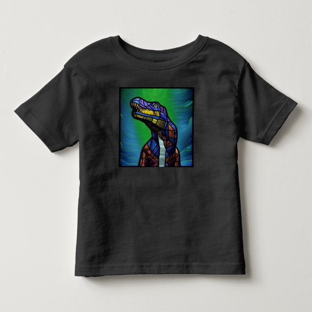 Camiseta De Bebé T-Rex Rey De Los Dinosaurios (Anverso)