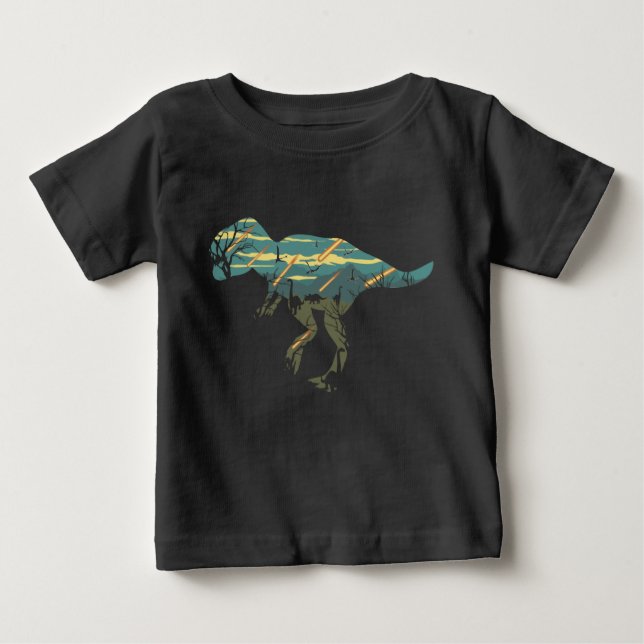 Camiseta De Bebé T Rex Tyrannosaurus Rex Dinosaur Meteor Shower (Anverso)