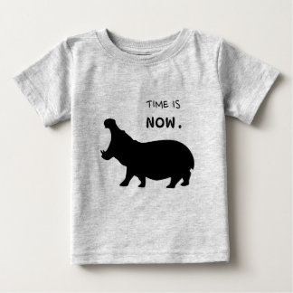 CAMISETA DE BEBÉ T-SHIRT ANIMAL HIPPO PARA NIÑOS