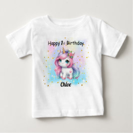 Camiseta De Bebé T-Shirt Baby Unicorn 