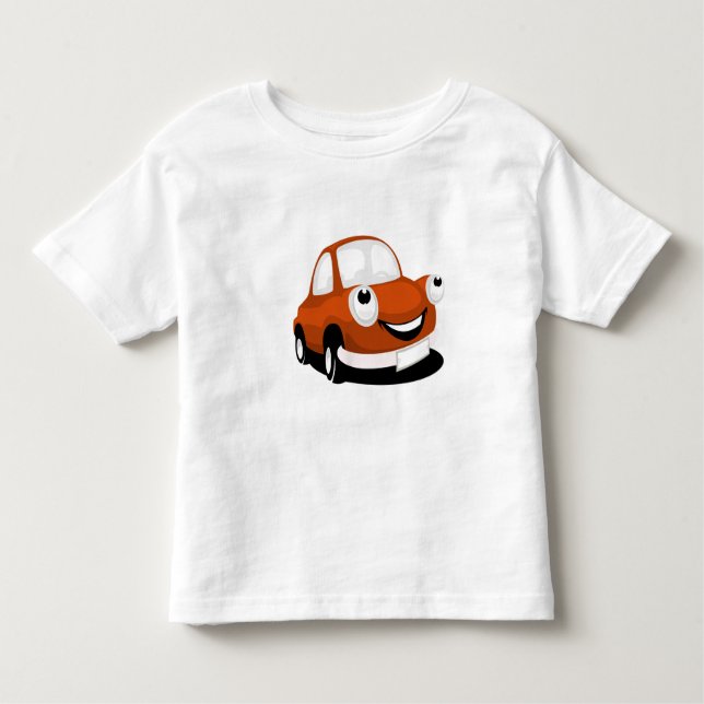 Camiseta De Bebé T-shirt con móvil de automóvil sabe (Anverso)