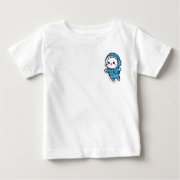 Camiseta De Bebé T-Shirt Cute Astronaut Cat Kawaii For Baby