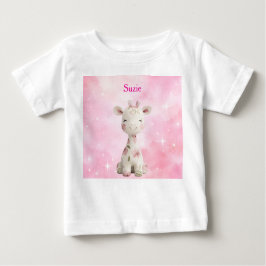 Camiseta De Bebé T-Shirt-Editable Pink Chinoiserie T-Shirt