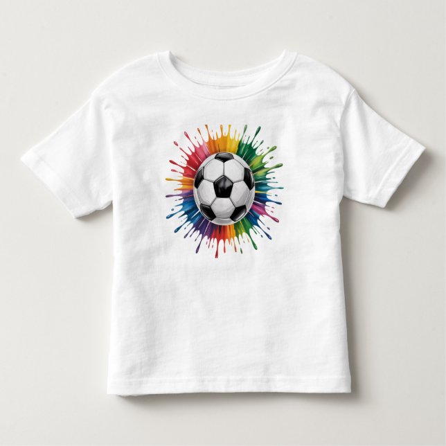 Camiseta De Bebé T-Shirt-Family Soccer T-Shirt (Anverso)