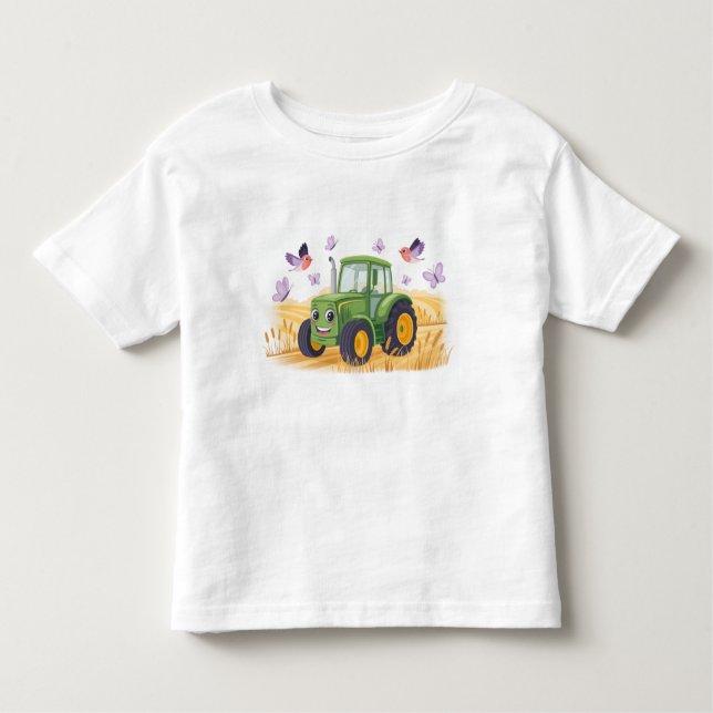 Camiseta De Bebé T-Shirt mit Traktor (Anverso)