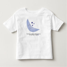 Camiseta De Bebé T-Shirt, niño pequeño que hizo luz de luna