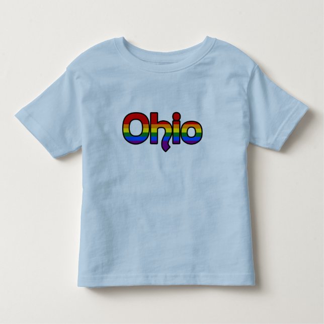 Camiseta De Bebé T-Shirt, orgullo del estado de Ohio (Anverso)