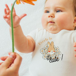 Camiseta De Bebé T-shirt pour les touts petits dessin lapin mignon 