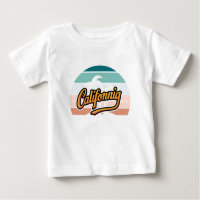 T-Shirt Retro California Sunset Typography