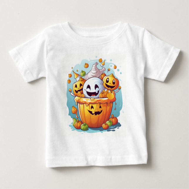 Camiseta De Bebé T-shirt The Enchanted Pumpkin Quest (Anverso)