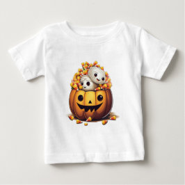 Camiseta De Bebé T-shirt The Pumpkin Who Couldn't Stop Smiling