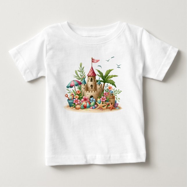 Camiseta De Bebé T-Shirt-Tropical Christmas Family T Shirts (Anverso)