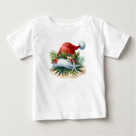 Camiseta De Bebé T-Shirt-Tropical Christmas Famiy TShirt