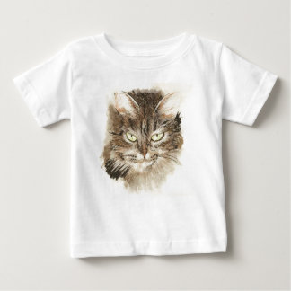 Camiseta De Bebé tabby_cat