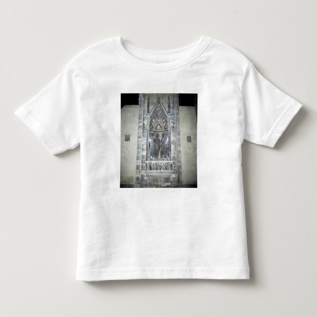 Camiseta De Bebé Tabernáculo con cuatro santos coronados (Anverso)