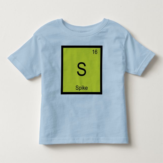 Camiseta De Bebé Tabla periódica de elementos de química de nombre  (Anverso)